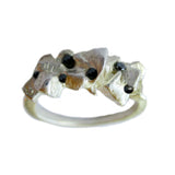 Band of Black Diamonds Ring
