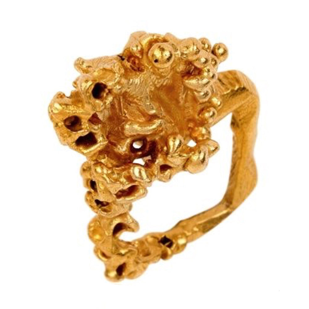 Square Filigree Ring