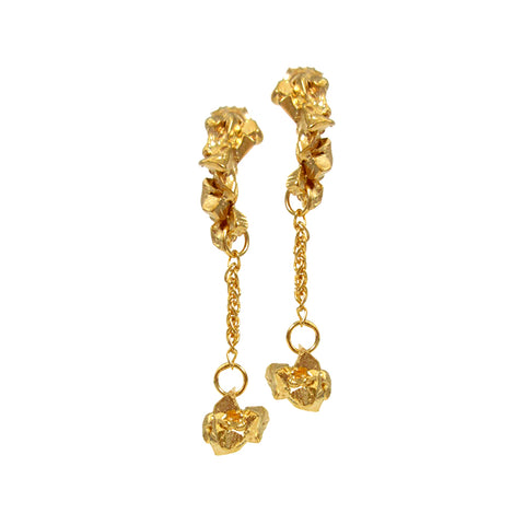 Rocks Curve Drop Earrings