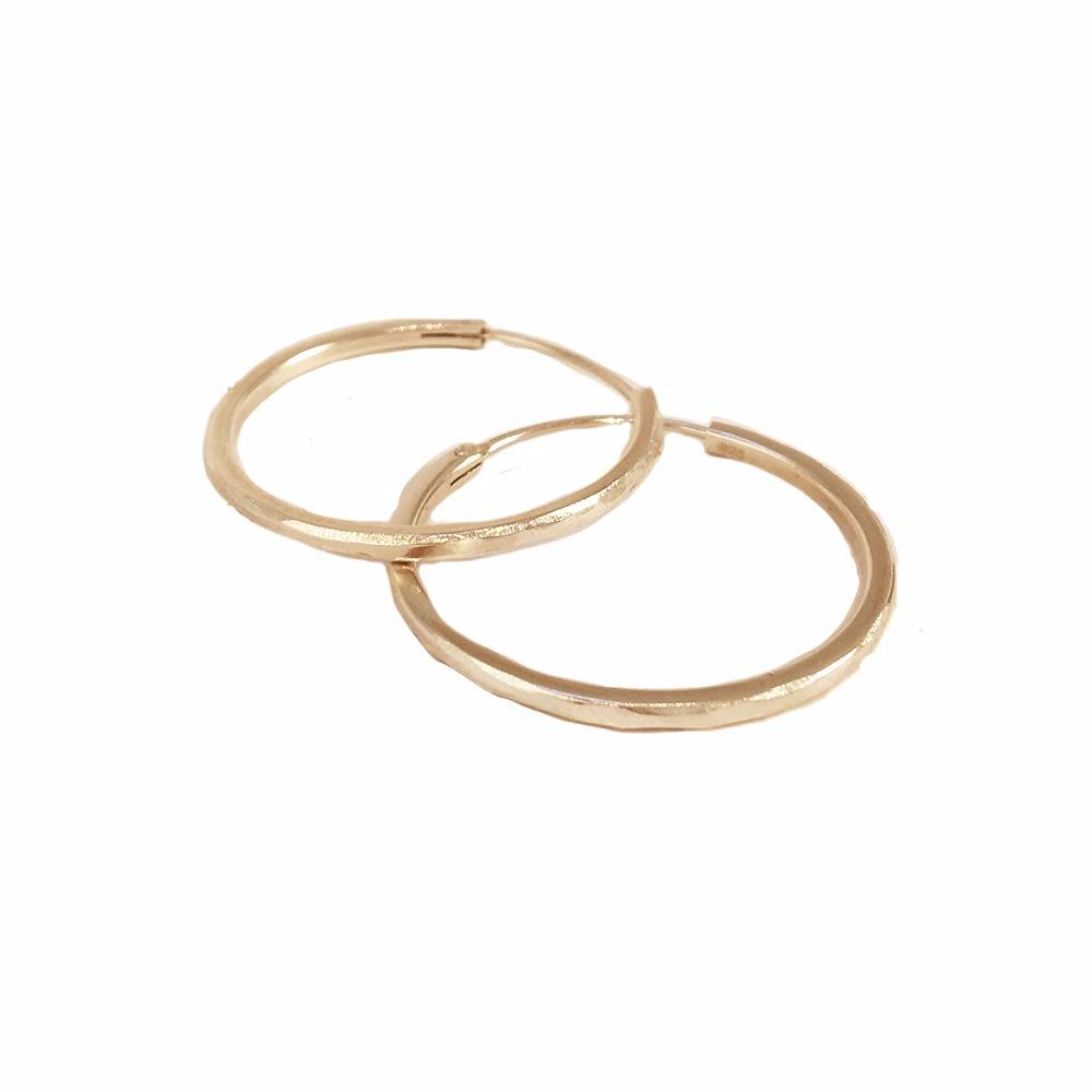 Medium Flint Edge Hoops