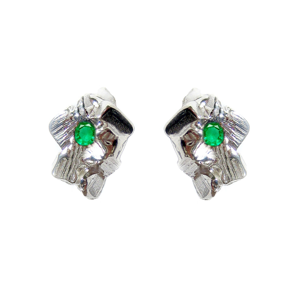 Rock Candy Emerald Earrings