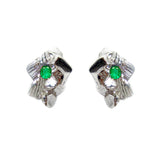 Rock Candy Emerald Earrings