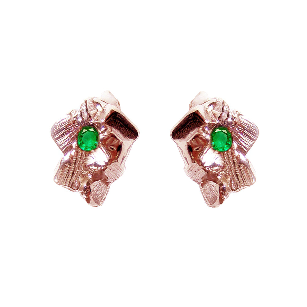 Rock Candy Emerald Earrings