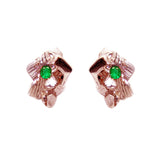 Rock Candy Emerald Earrings