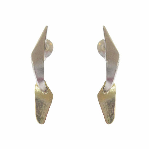 Two Tone Flint Earrings