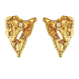 Shield Diamond Earrings