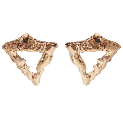 Open Spear Diamond Earrings