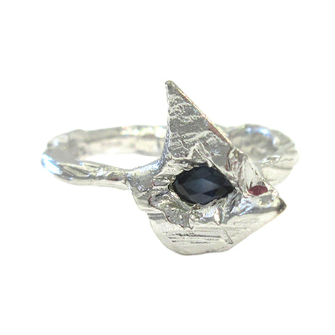 Sapphire Stega Ring